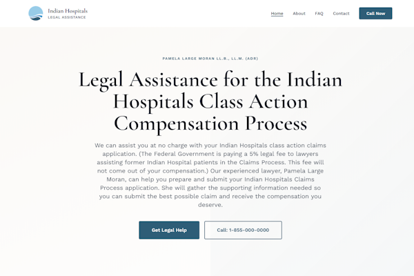 Indian Hospitals Legal Assistance - Professional legal website with state-of-the-art SEO